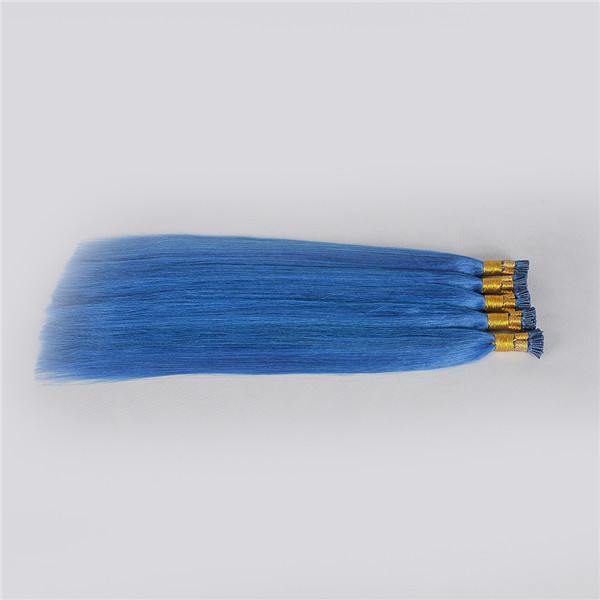 blue hair extensions